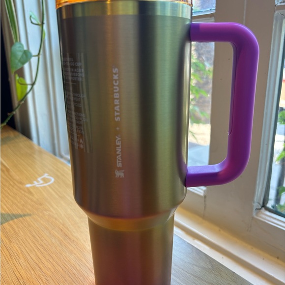 Stanley x Starbucks Limited Edition 40 oz Purple and Gold Chrome 5/7 Release - Picture 2 of 5